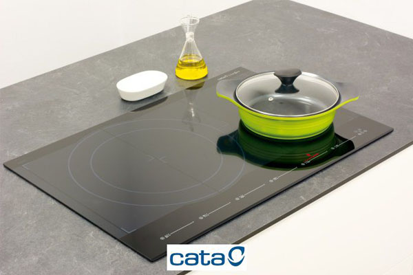 Hình ảnh lắp đặt thực tế bếp từ Cata GIGA 750 BK