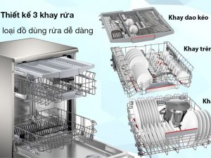 Máy rửa bát Bosch SMS4ECI26E 2 Máy rửa bát Bosch SMS4ECI26E 5