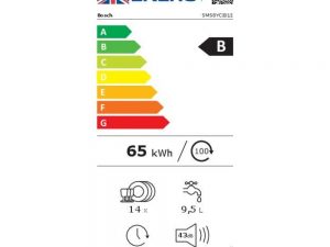 Máy Rửa Bát Bosch Độc Lập SMS8YCI01E Serie 8 20