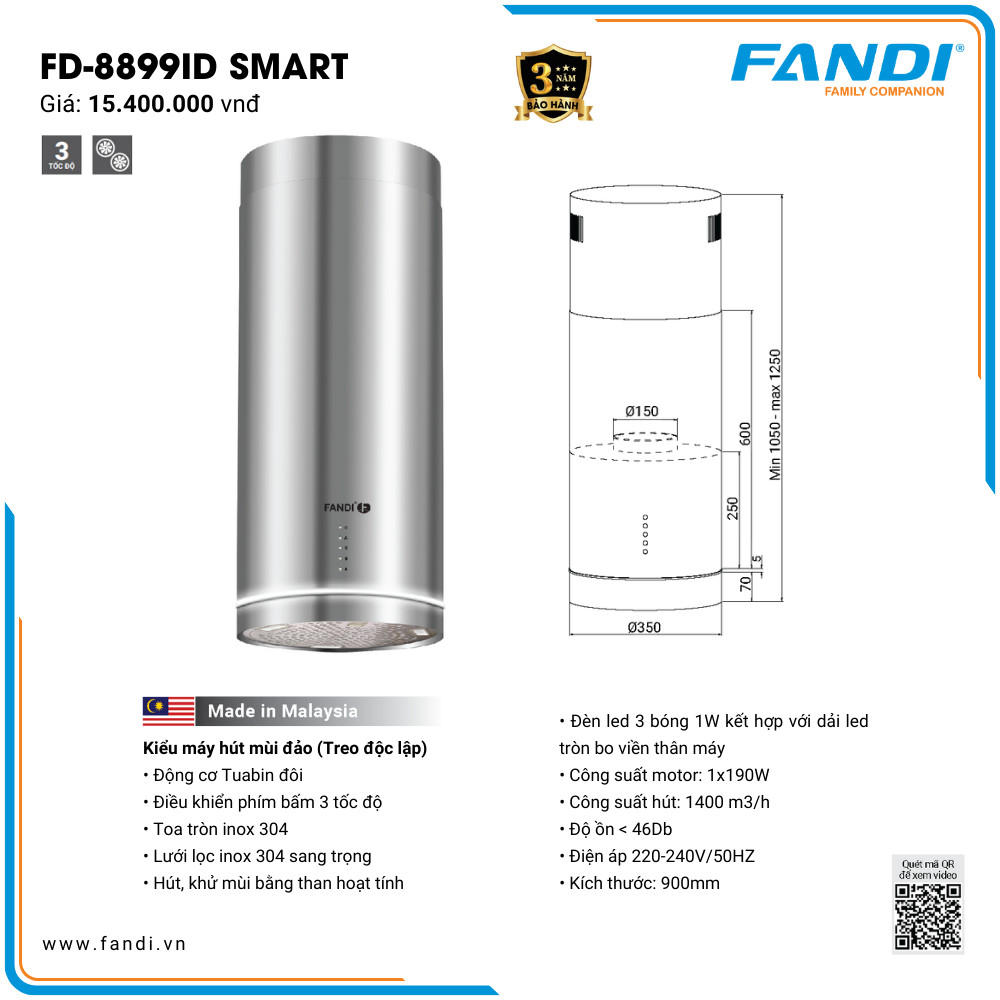 z5555170547596_5c6c464d2074f60b5477677e283dbcda Máy hút mùi FANDI FD- 8899ID SMART 2
